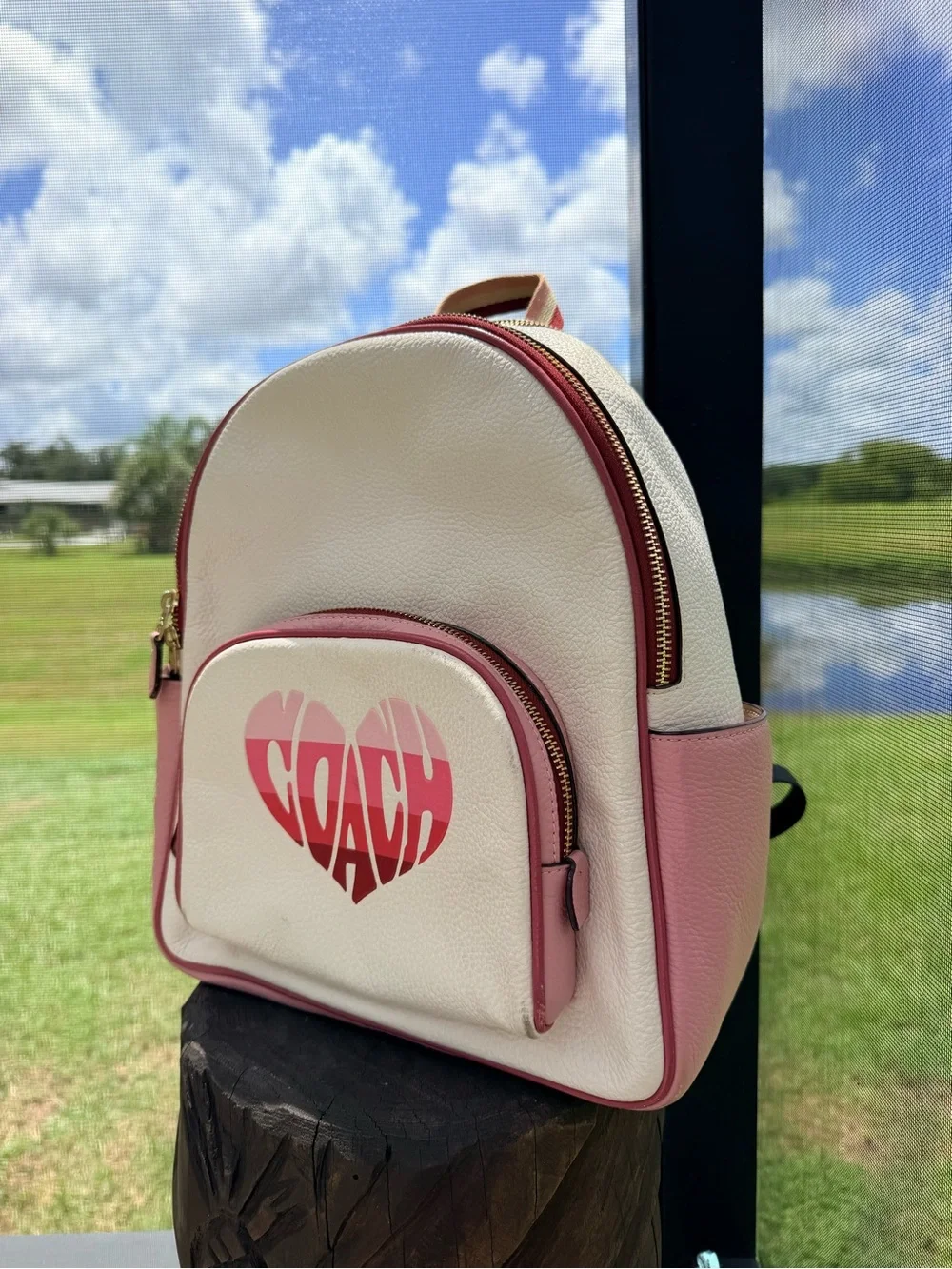 Coach court backpack